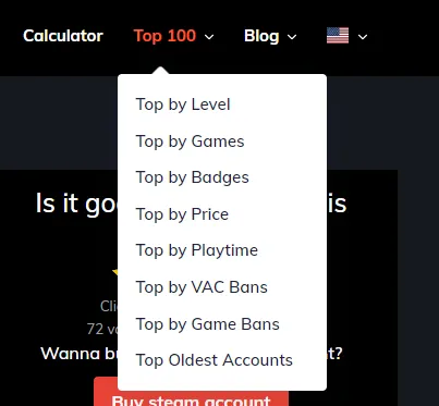 steamid menu 1