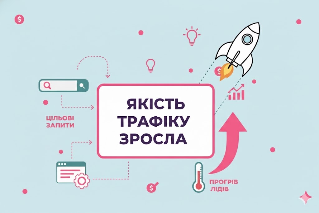 Результати SEO-робіт: стабільне зростання органічного трафіку та покращення видимості сайту в Google.