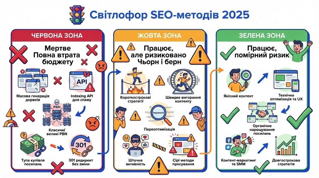 Тіньові SEO-методи та їх вплив на ранжування