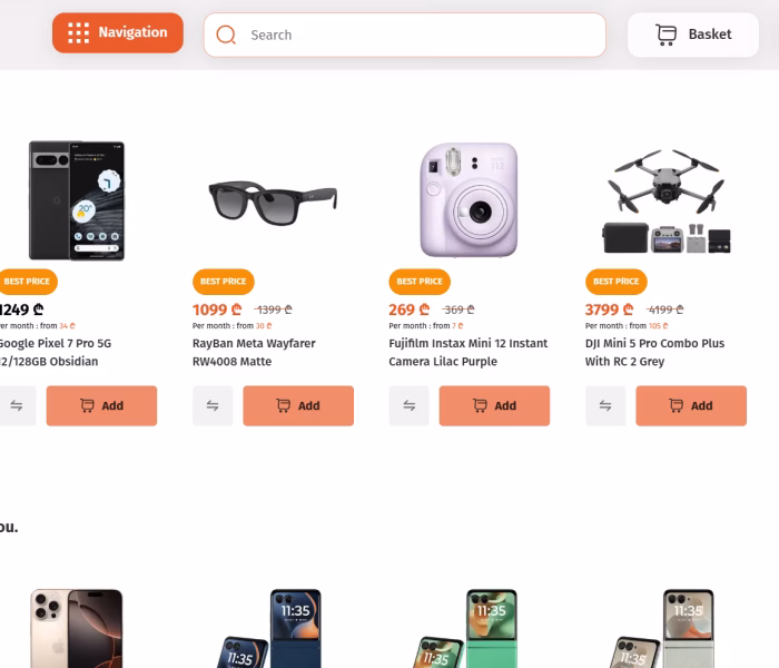 A decline in an electronics online store’s organic traffic after Google algorithm updates — a loss of nearly 50% of search traffic.