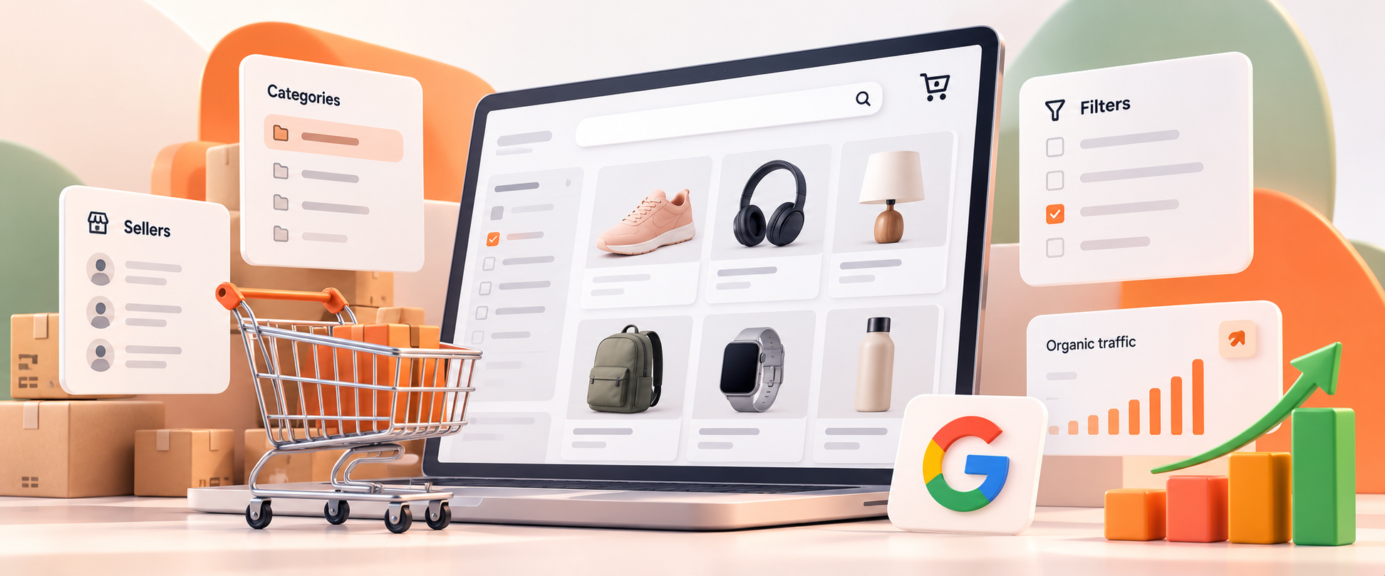 SEO для маркетплейсів: категорії, продавці, фільтри та органічне зростання
