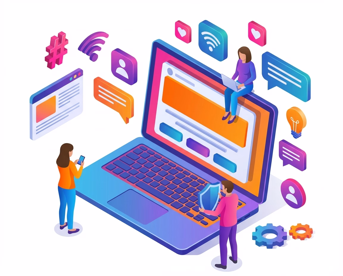 Контент-менеджер аналізує SEO метрики AI-згенерованих статей на дашборді — оптимізація контент-стратегії для бізнесу