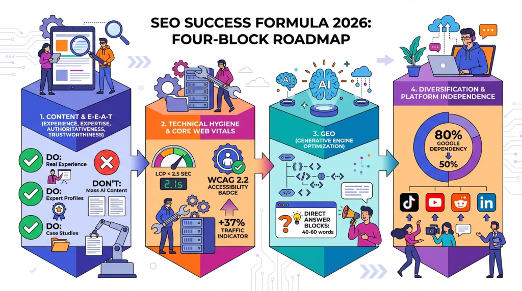 E-E-A-T evolution in 2025 — Experience, Expertise, Authoritativeness, and Trustworthiness as mandatory requirements